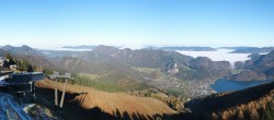 Archiv Foto Webcam Zwölferhorn im Salzkammergut 09:00