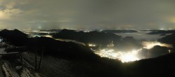 Archiv Foto Webcam Zwölferhorn im Salzkammergut 23:00