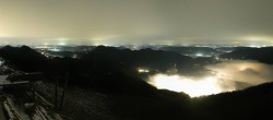 Archiv Foto Webcam Zwölferhorn im Salzkammergut 23:00