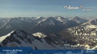 Archived image Webcam Valluga mountain in St. Anton 01:00