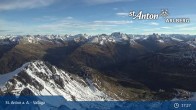 Archived image Webcam Valluga mountain in St. Anton 11:00