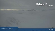Archived image Webcam Valluga mountain in St. Anton 03:00