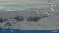 Archived image Webcam Valluga mountain in St. Anton 07:00