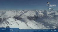 Archived image Webcam Valluga mountain in St. Anton 16:00