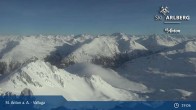 Archived image Webcam Valluga mountain in St. Anton 18:00