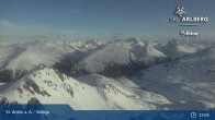 Archived image Webcam Valluga mountain in St. Anton 02:00