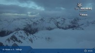 Archived image Webcam Valluga mountain in St. Anton 02:00