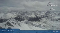 Archived image Webcam Valluga mountain in St. Anton 12:00