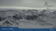 Archived image Webcam Valluga mountain in St. Anton 10:00