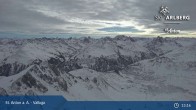 Archived image Webcam Valluga mountain in St. Anton 12:00