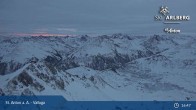 Archived image Webcam Valluga mountain in St. Anton 02:00