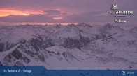 Archived image Webcam Valluga mountain in St. Anton 06:00