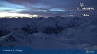 Archived image Webcam Valluga mountain in St. Anton 06:00