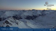 Archiv Foto Webcam St. Anton: Ausblick Valluga 02:00