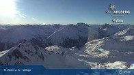 Archived image Webcam Valluga mountain in St. Anton 08:00