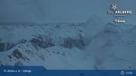 Archiv Foto Webcam St. Anton: Ausblick Valluga 02:00