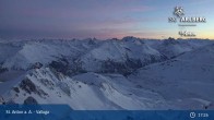 Archiv Foto Webcam St. Anton: Ausblick Valluga 18:00