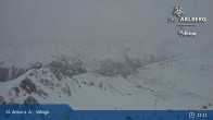 Archived image Webcam Valluga mountain in St. Anton 10:00