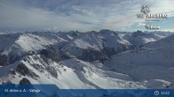 Archived image Webcam Valluga mountain in St. Anton 14:00