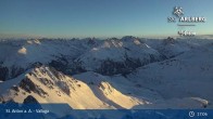 Archived image Webcam Valluga mountain in St. Anton 16:00