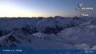 Archived image Webcam Valluga mountain in St. Anton 06:00