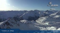 Archived image Webcam Valluga mountain in St. Anton 08:00