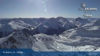 Archived image Webcam Valluga mountain in St. Anton 10:00