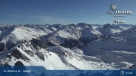 Archiv Foto Webcam St. Anton: Ausblick Valluga 14:00