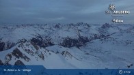 Archiv Foto Webcam St. Anton: Ausblick Valluga 18:00