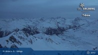 Archived image Webcam Valluga mountain in St. Anton 20:00