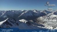 Archived image Webcam Valluga mountain in St. Anton 07:00
