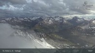 Archiv Foto Webcam St. Anton: Ausblick Valluga 18:00