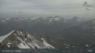 Archiv Foto Webcam St. Anton: Ausblick Valluga 18:00