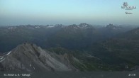 Archiv Foto Webcam St. Anton: Ausblick Valluga 02:00