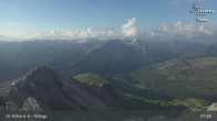 Archived image Webcam Valluga mountain in St. Anton 06:00