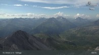 Archived image Webcam Valluga mountain in St. Anton 08:00