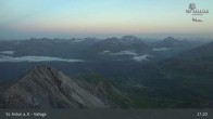 Archived image Webcam Valluga mountain in St. Anton 02:00