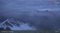 Archived image Webcam Valluga mountain in St. Anton 04:00