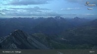 Archiv Foto Webcam St. Anton: Ausblick Valluga 04:00