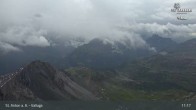 Archiv Foto Webcam St. Anton: Ausblick Valluga 10:00