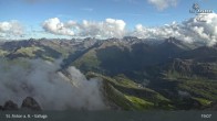 Archiv Foto Webcam St. Anton: Ausblick Valluga 13:00