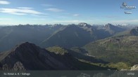 Archiv Foto Webcam St. Anton: Ausblick Valluga 07:00