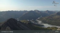Archiv Foto Webcam St. Anton: Ausblick Valluga 07:00