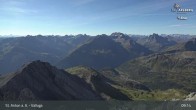 Archiv Foto Webcam St. Anton: Ausblick Valluga 08:00