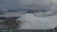 Archiv Foto Webcam St. Anton: Ausblick Valluga 18:00