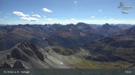 Archived image Webcam Valluga mountain in St. Anton 12:00