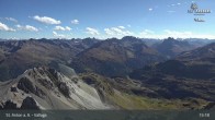 Archiv Foto Webcam St. Anton: Ausblick Valluga 14:00