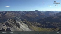 Archived image Webcam Valluga mountain in St. Anton 14:00