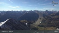 Archiv Foto Webcam St. Anton: Ausblick Valluga 09:00
