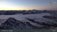 Archiv Foto Webcam St. Anton: Ausblick Valluga 06:00